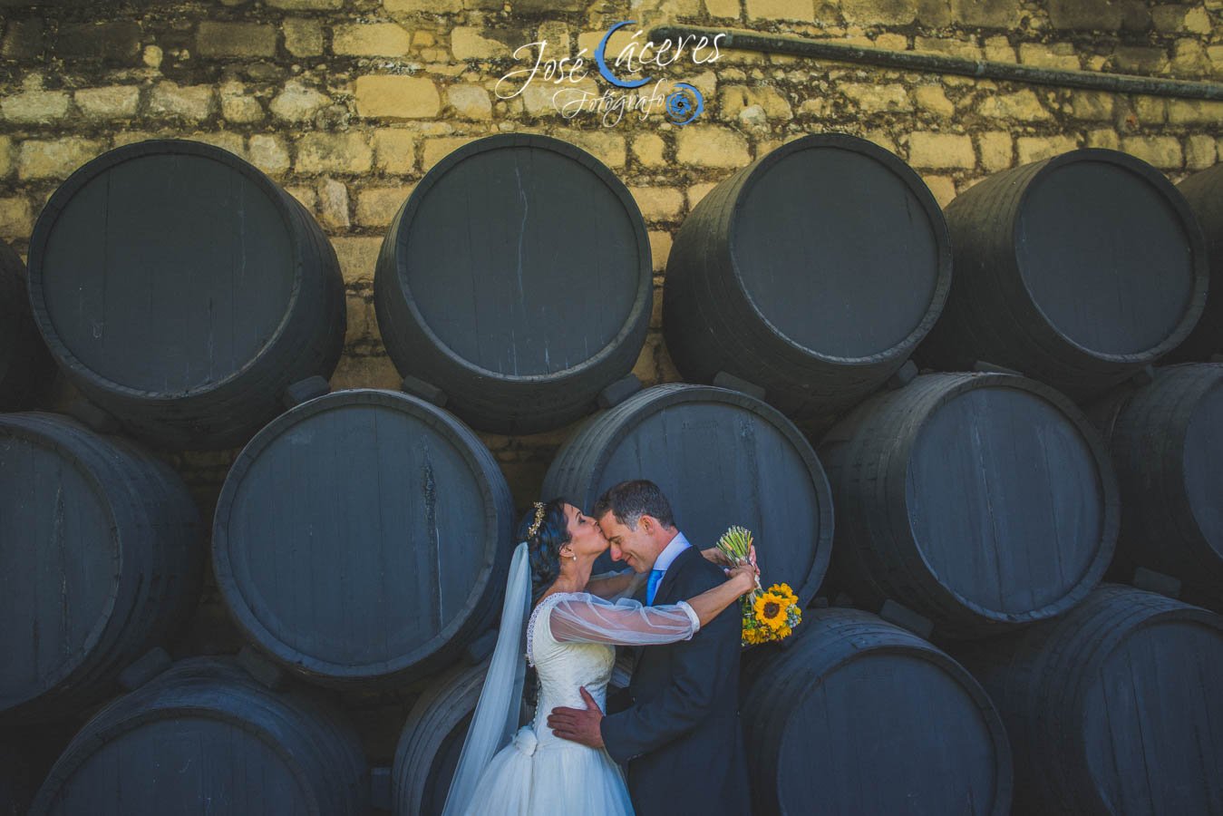 Bodega Gonzalez Byass, Salon Los Gigantes, Boda de Mercedes & Adolfo, Fotos Jose Caceres-1